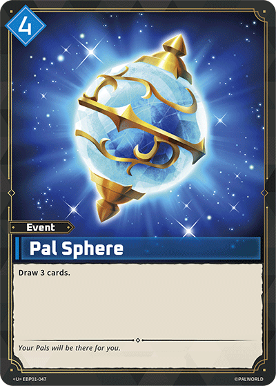 Pal Sphere EBP01-047 U Palworld Dawn of Palpagos Near Mint