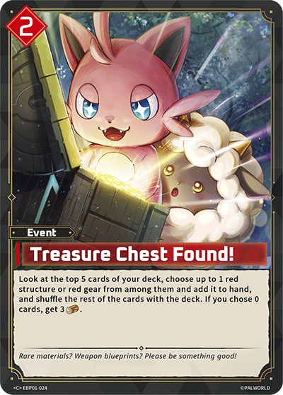 Treasure Chest Found! EBP01-024 C Dawn of Palpagos Near Mint