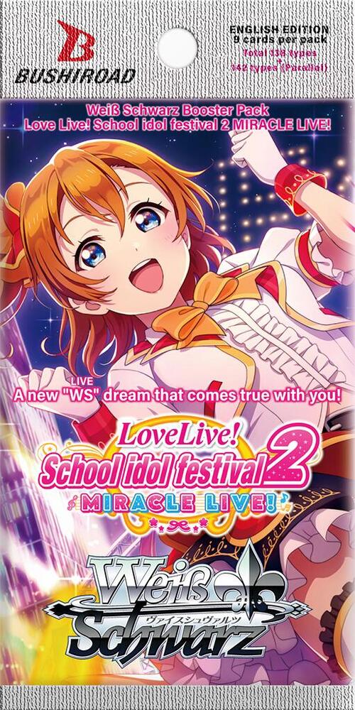 Weiss Schwarz - Love Live School idol festival 2 MIRACLE LIVE! Booster Box