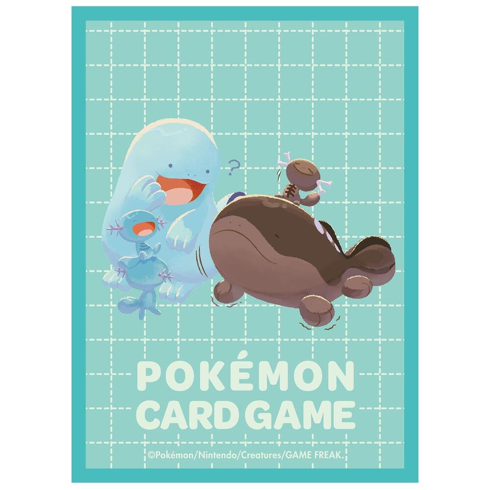 Pokemon Card Game Card Sleeve: Quagsire & Clodsire Two similar Creatures