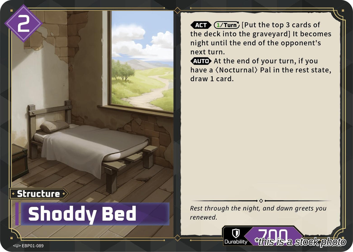 Shoddy Bed