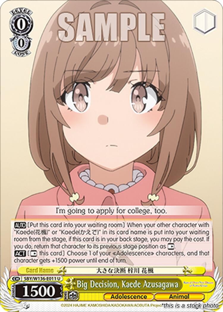 Big Decision, Kaede Azusagawa