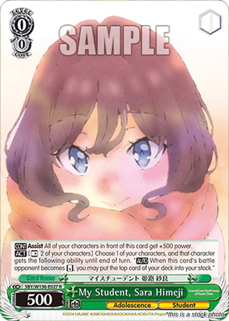 My Student, Sara Himeji