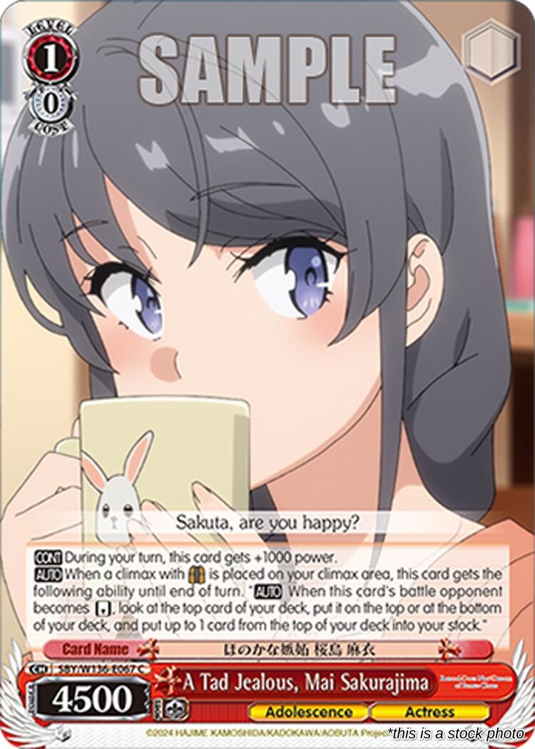 A Tad Jealous, Mai Sakurajima