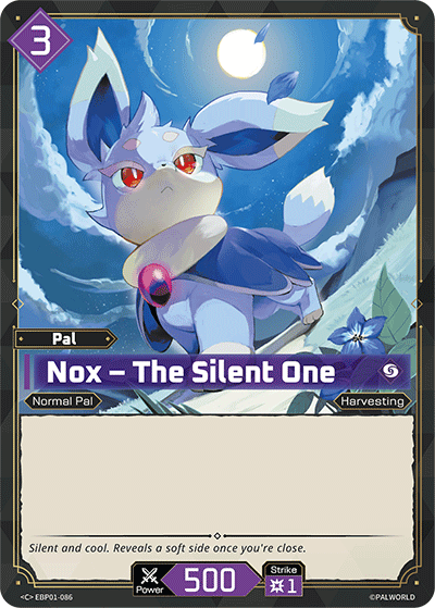 Nox – The Silent One EBP01-086 C Dawn of Palpagos Near Mint