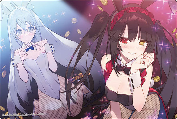 Bushiroad Rubber Mat Collection V2 Vol.1506 Date A Bullet "Kurumi Tokisaki & Hibiki Higoromo" Bunny ver.