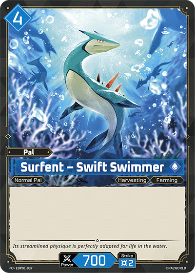 Surfent – Swift Swimmer EBP01-037 C Dawn of Palpagos Near Mint