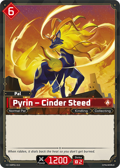 Pyrin – Cinder Steed EBP01-013 C Dawn of Palpagos Near Mint