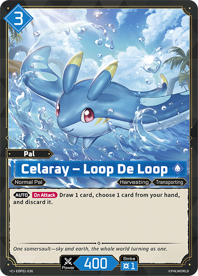 Celaray – Loop De Loop EBP01-036 C Dawn of Palpagos Near Mint