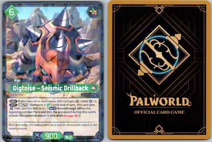 Digtoise – Seismic Drillback EBP01-050 RR Palworld Dawn of Palpagos Near Mint