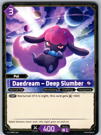 Daedream – Deep Slumber EBP01-082 U Palworld Dawn of Palpagos Near Mint