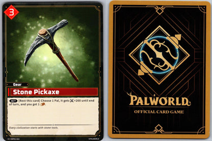 Stone Pickaxe EBP01-022 C Palworld Dawn of Palpagos Near Mint