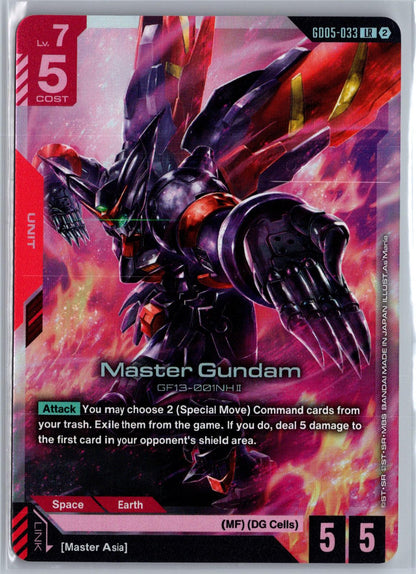 Master Gundam GD05-033 LR Freedom Ascension Holo Near Mint