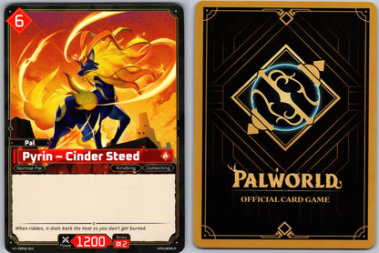 Pyrin – Cinder Steed EBP01-013 C Palworld Dawn of Palpagos Near Mint