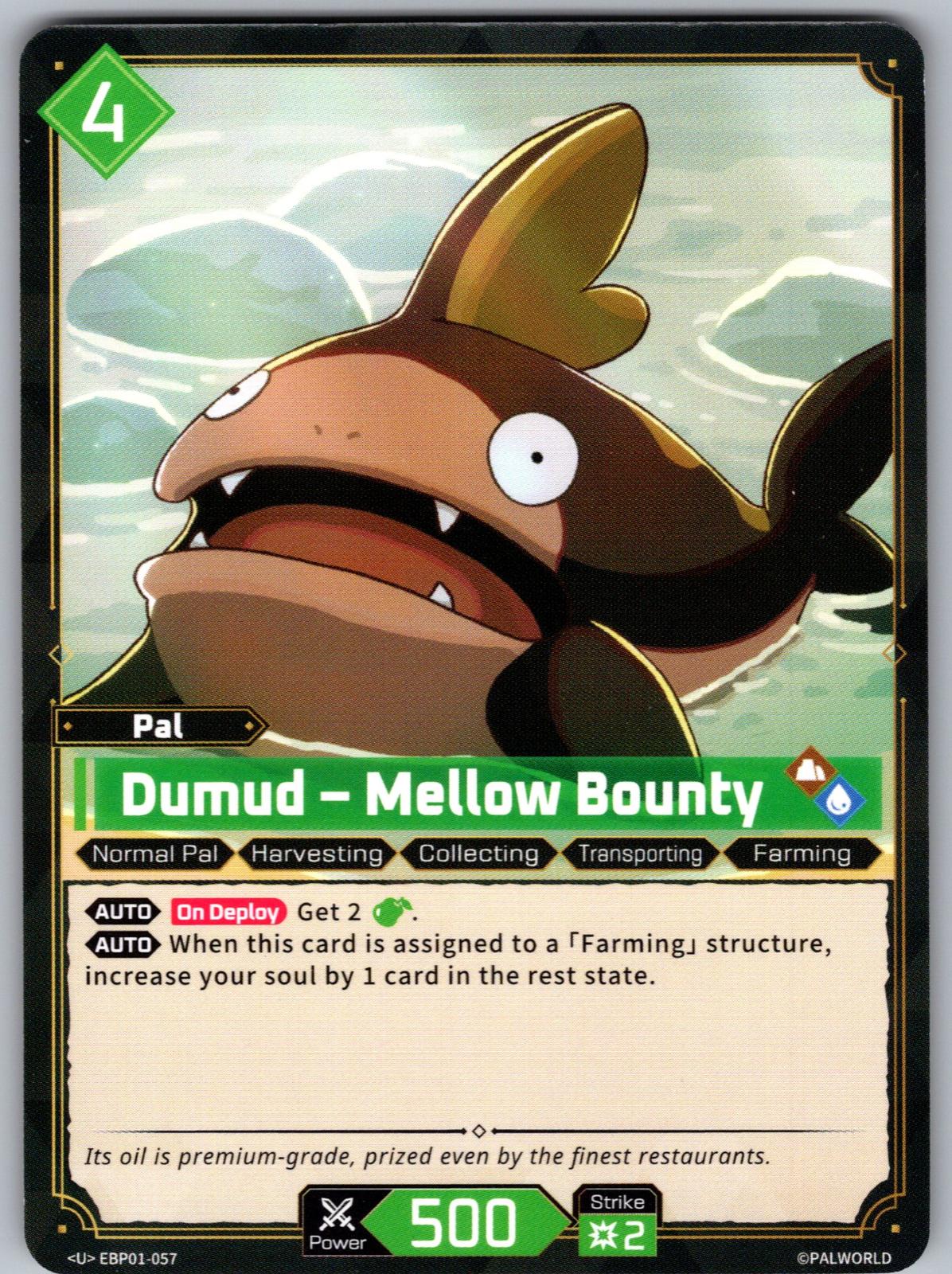 Dumud – Mellow Bounty EBP01-057 U Palworld Dawn of Palpagos Near Mint