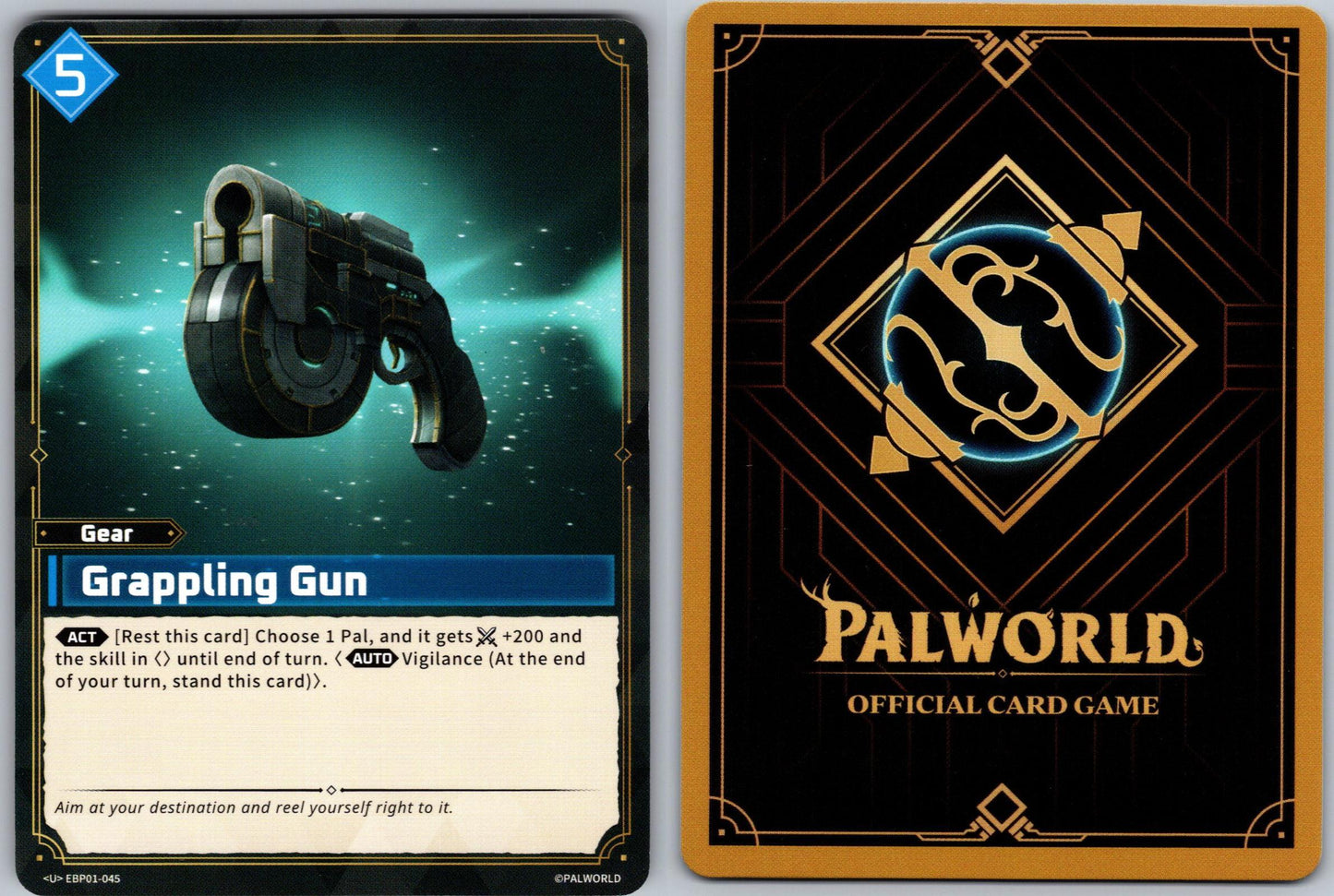 Grappling Gun EBP01-045 U Palworld Dawn of Palpagos Near Mint