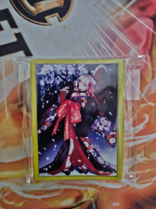 Kadosuri Card Sleeve vol. 33 Fate/stay night [Heaven's Feel] the Movie Saber Alter Kimono Ver.