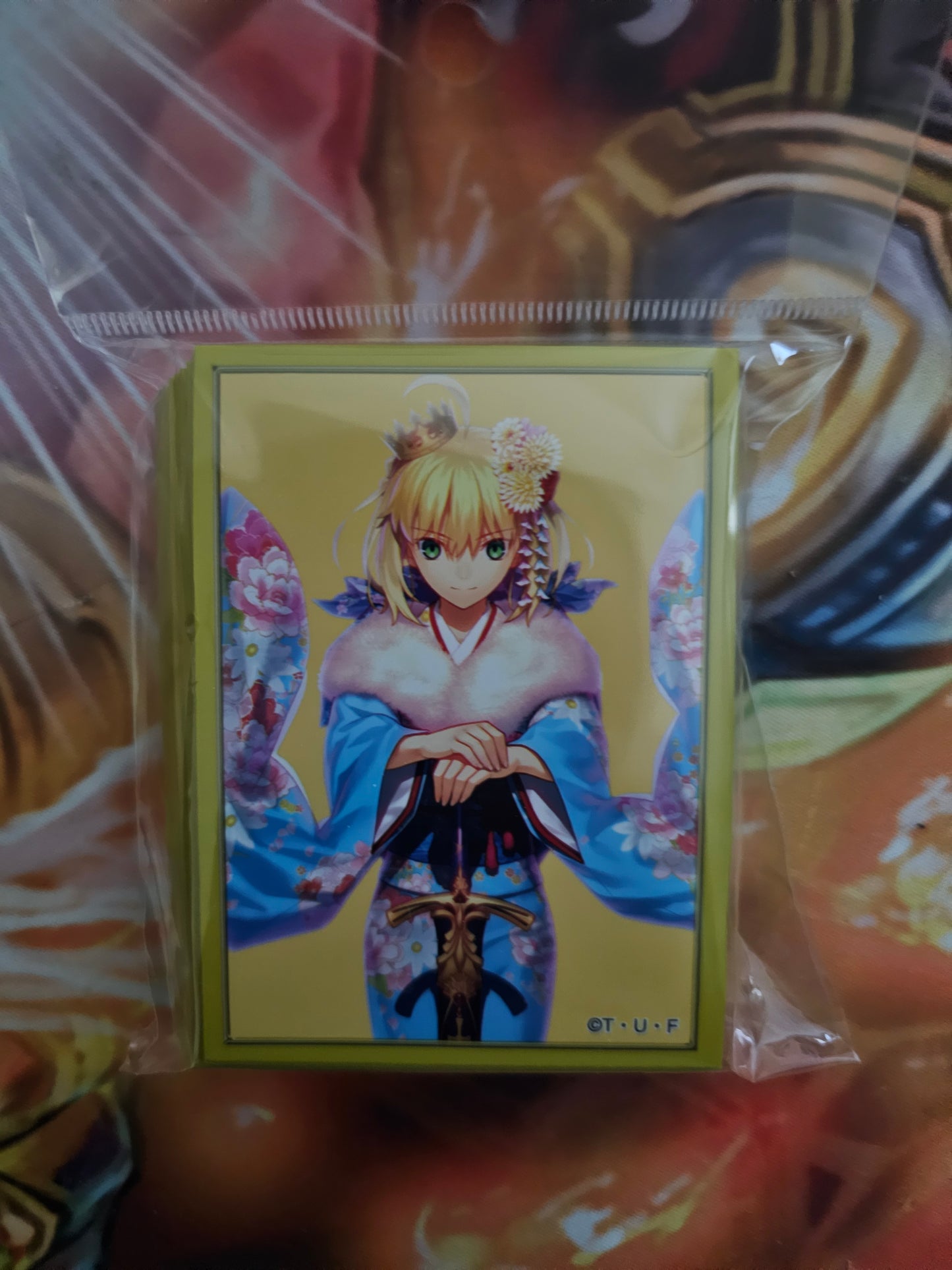 Kadosuri Card Sleeve vol. 33 Fate/stay night [Heaven's Feel] the Movie Saber Kimono Ver.