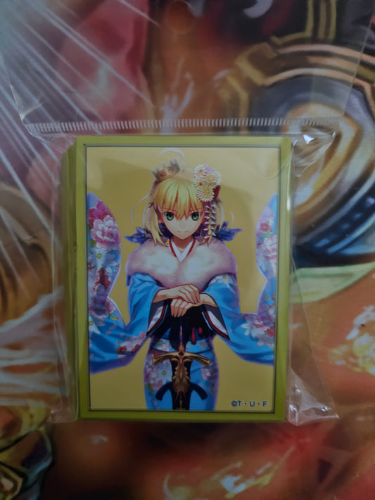 Kadosuri Card Sleeve vol. 33 Fate/stay night [Heaven's Feel] the Movie Saber Kimono Ver.
