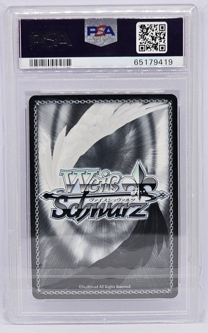 Fire Wizard, Natsu SP FT/EN-S02-T15SP Gold Signature Weiss Schwarz PSA 10