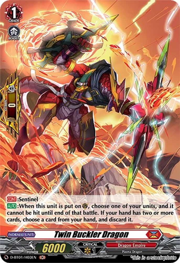Twin Buckler Dragon (Holo)
