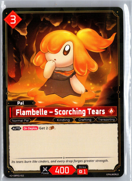 Flambelle – Scorching Tears EBP01-012 C Dawn of Palpagos Near Mint