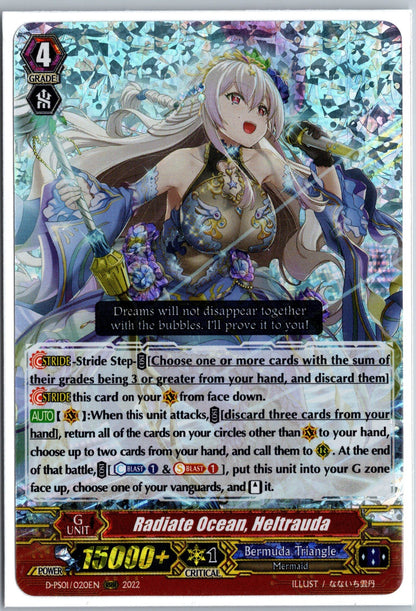 Radiate Ocean, Heltrauda