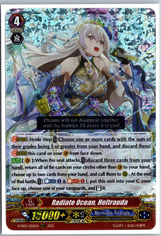 Radiate Ocean, Heltrauda