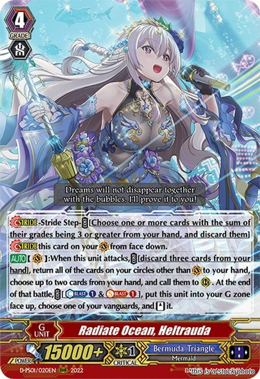 Radiate Ocean, Heltrauda