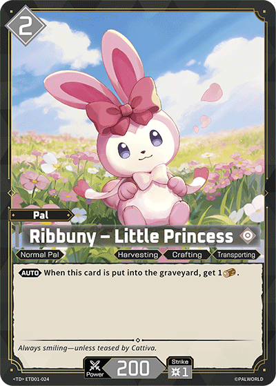 Ribbuny – Little Princess ETD01-024 TD Trial Deck "Dawn of Palpagos Red・Blue" NM