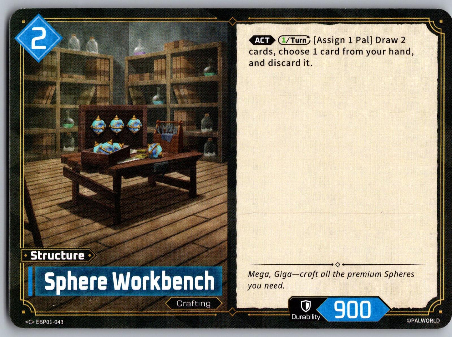 Sphere Workbench EBP01-043 C Palworld Dawn of Palpagos Near Mint