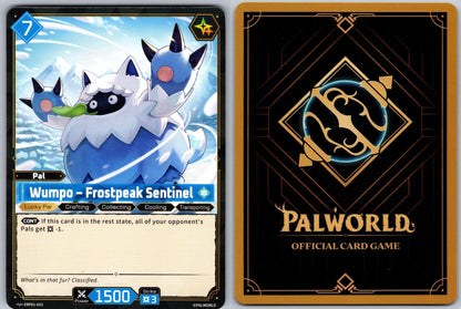 Wumpo – Frostpeak Sentinel EBP01-033 U Palworld Dawn of Palpagos Near Mint