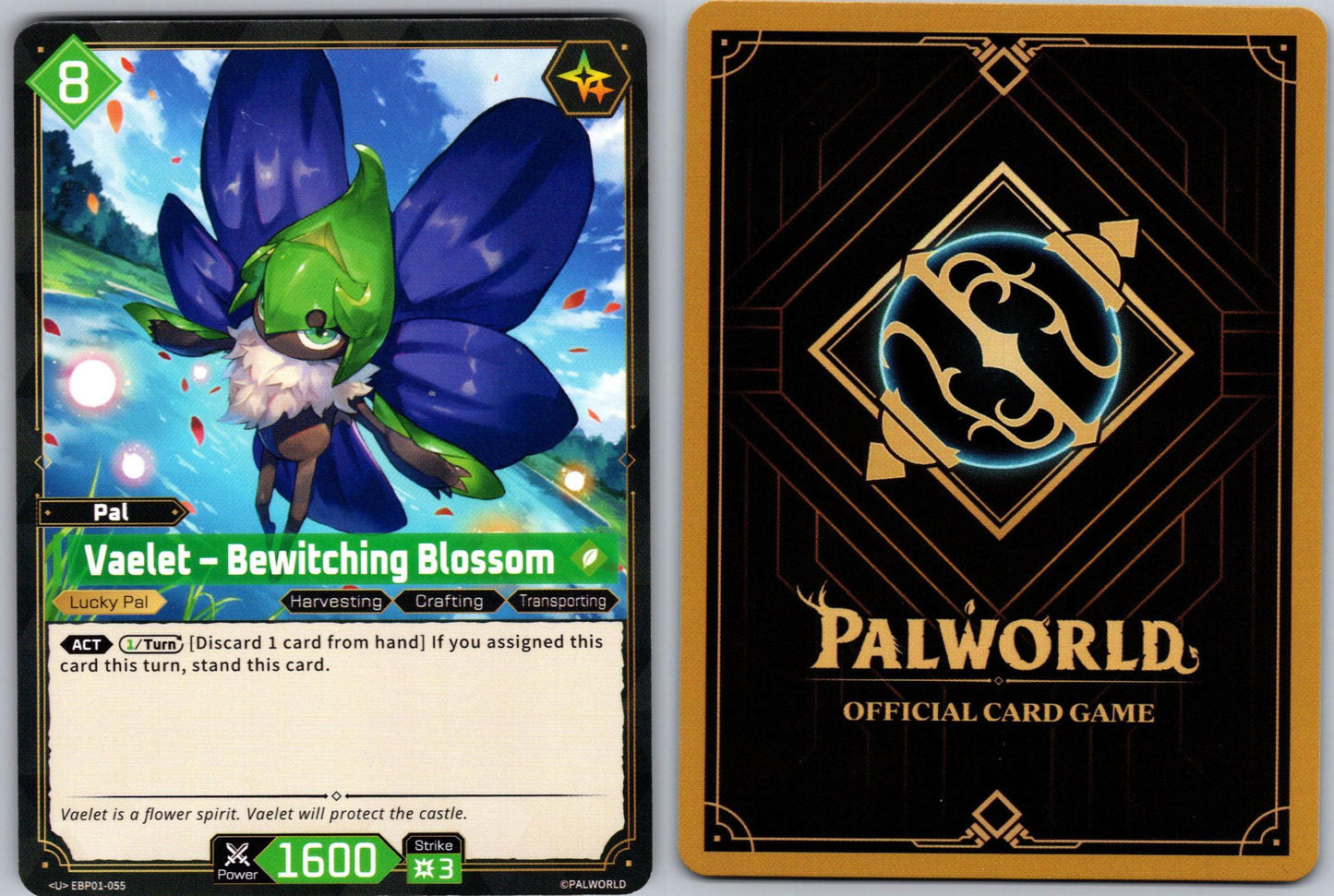 Vaelet – Bewitching Blossom EBP01-055 U Palworld Dawn of Palpagos Near Mint