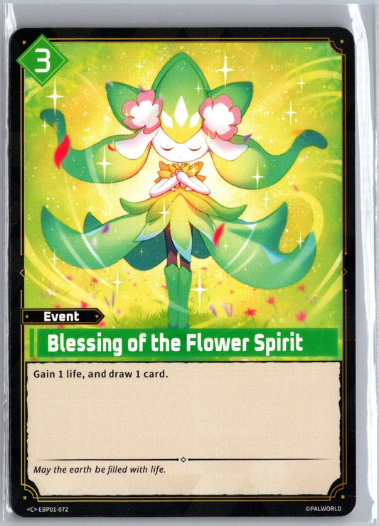 Blessing of the Flower Spirit EBP01-072 C Dawn of Palpagos Near Mint