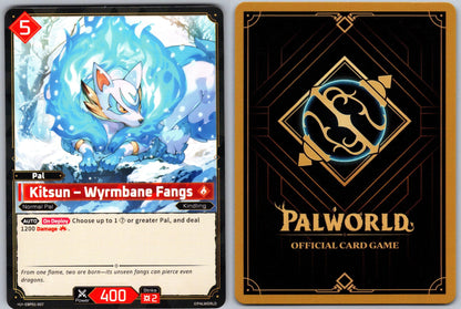 Kitsun – Wyrmbane Fangs EBP01-007 U Palworld Dawn of Palpagos Near Mint