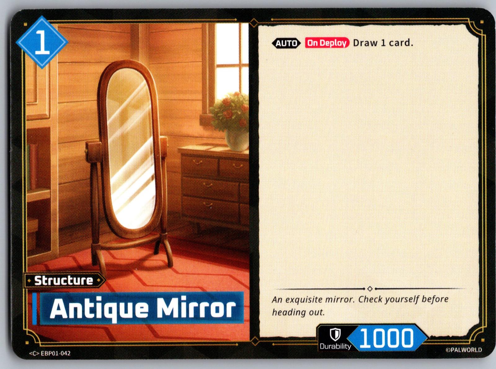 Antique Mirror EBP01-042 C Palworld Dawn of Palpagos Near Mint