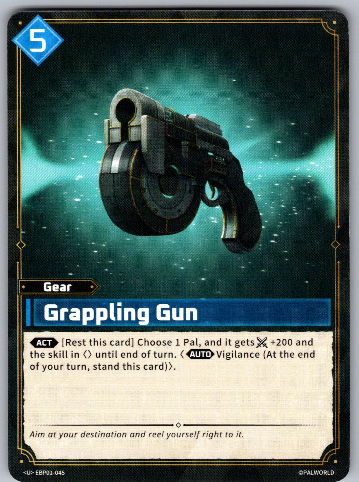 Grappling Gun EBP01-045 U Palworld Dawn of Palpagos Near Mint