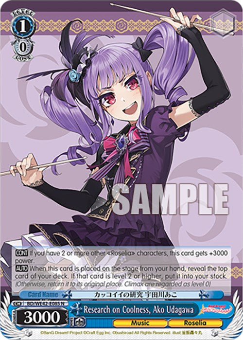 Research on Coolness, Ako Udagawa