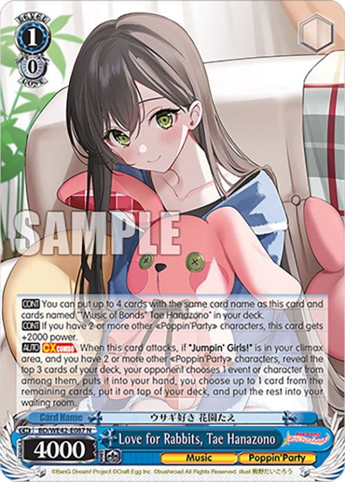 Love for Rabbits, Tae Hanazono