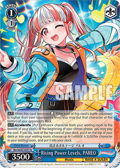 Rising Power Levels, PAREO