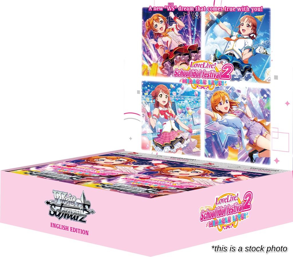 Love Live School idol festival 2 MIRACLE LIVE! Booster Box