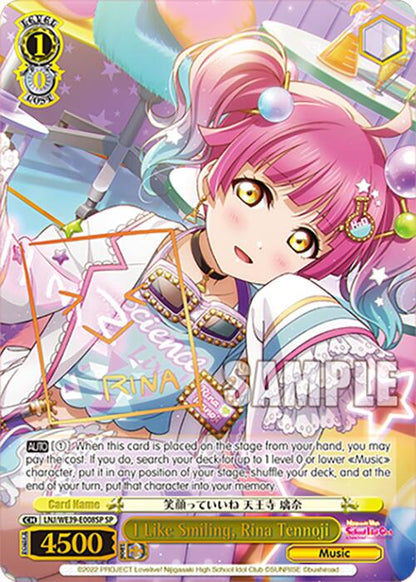 I Like Smiling, Rina Tennoji (SP)