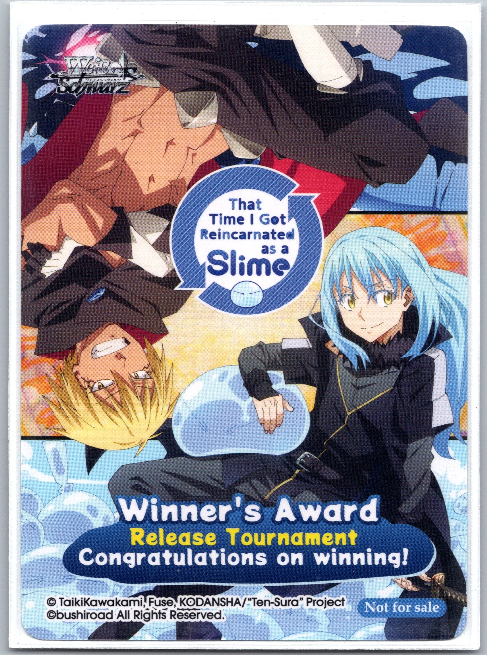 That Time I Got Reincarnated as a Slime Winner's Award Promo Cards NM
