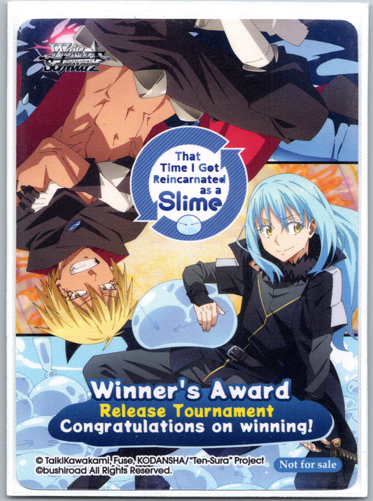 That Time I Got Reincarnated as a Slime Winner's Award Promo Cards NM