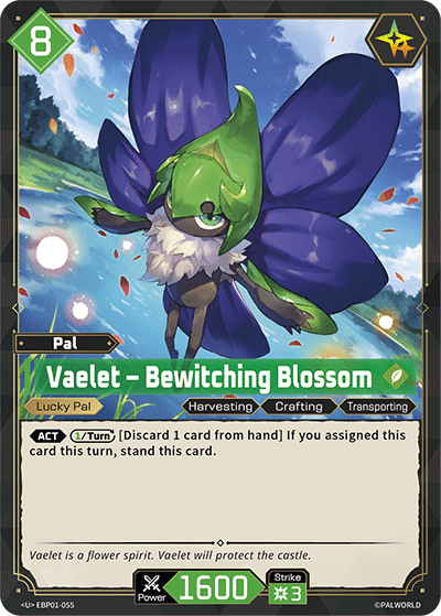 Vaelet – Bewitching Blossom EBP01-055 U Dawn of Palpagos Near Mint