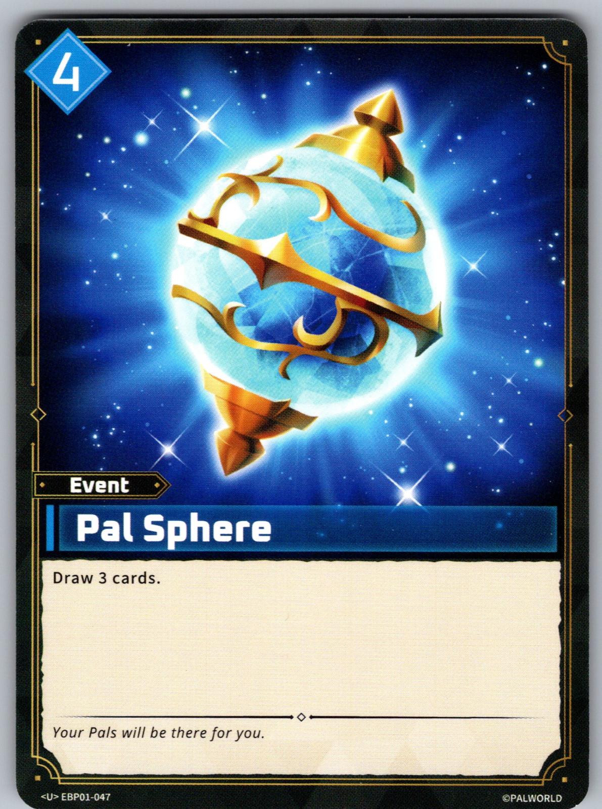 Pal Sphere EBP01-047 U Palworld Dawn of Palpagos Near Mint