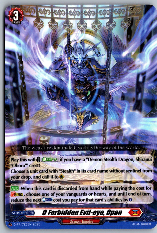 0 Forbidden Evil-eye, Open