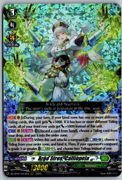 Argo Siren, Calliopeia