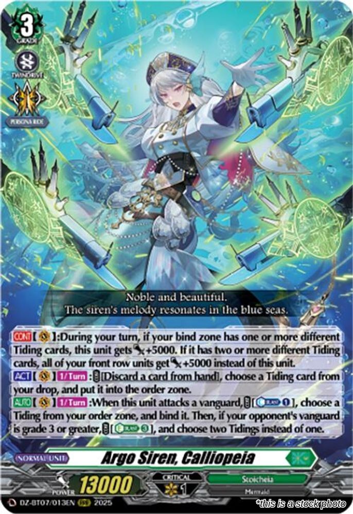 Argo Siren, Calliopeia