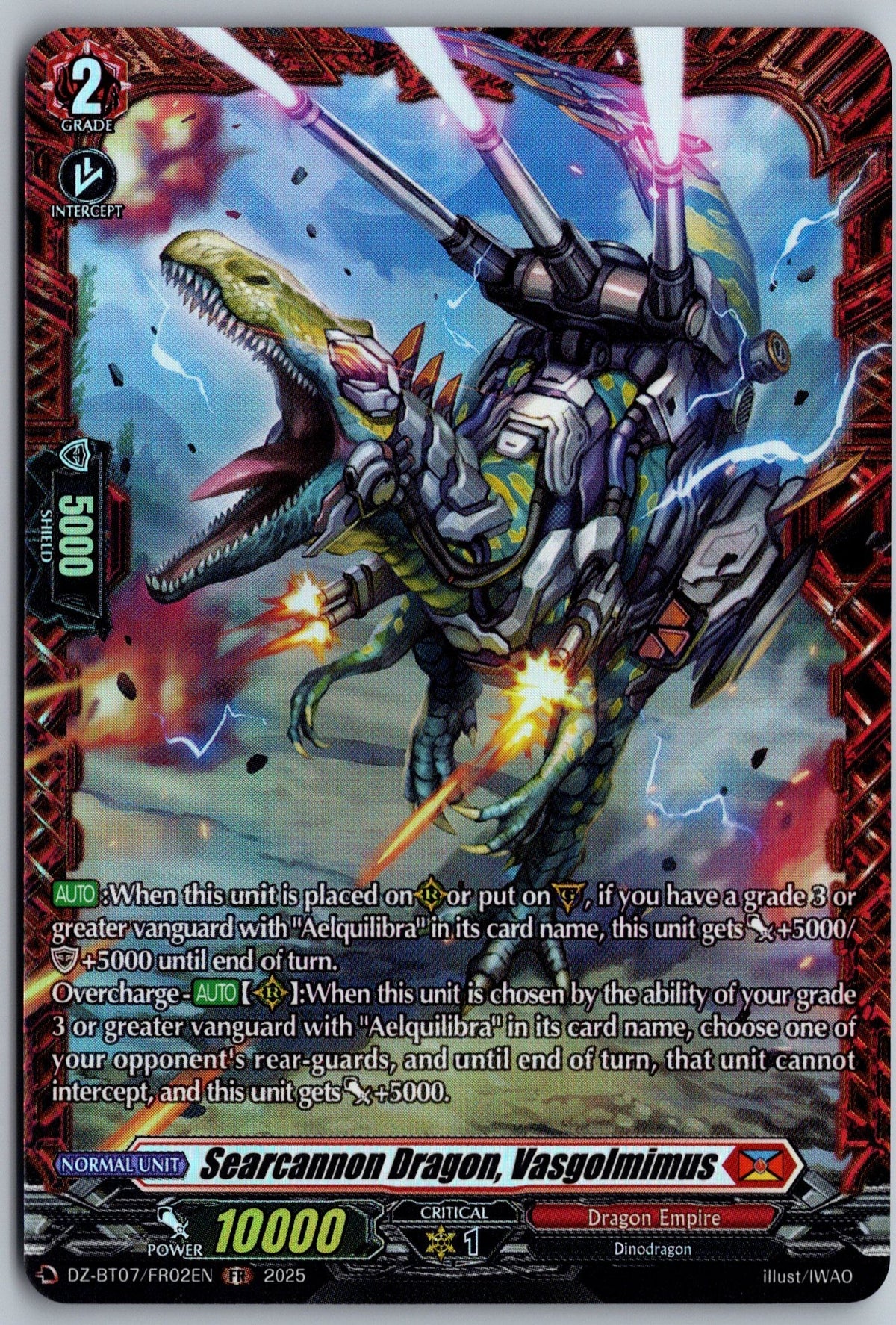 Searcannon Dragon, Vasgolmimus (FR)